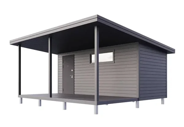 Хозблок "Удачный с навесом" от 16 м²